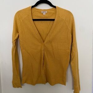 Merona Mustard Yellow Cardigan